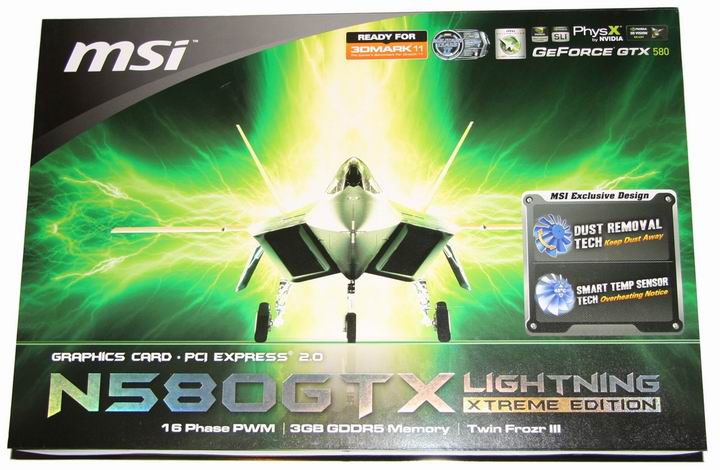 Обзор N580GTX Lightning Xtreme Edition